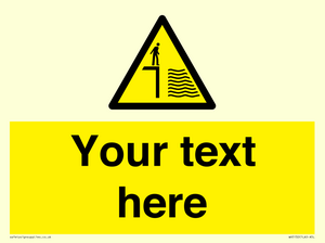 Custom Deep Water Sign